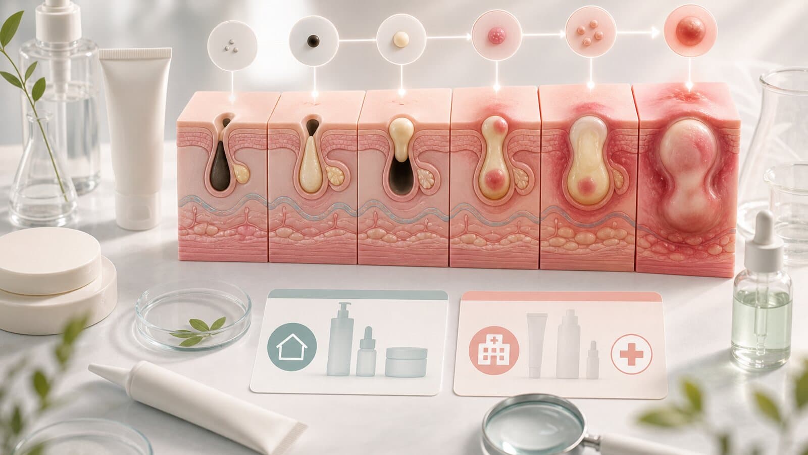 Bản đồ trị mụn từ mụn ẩn đến mụn nang