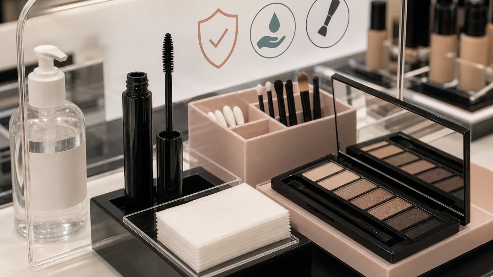 Dùng tester makeup mắt có an toàn không