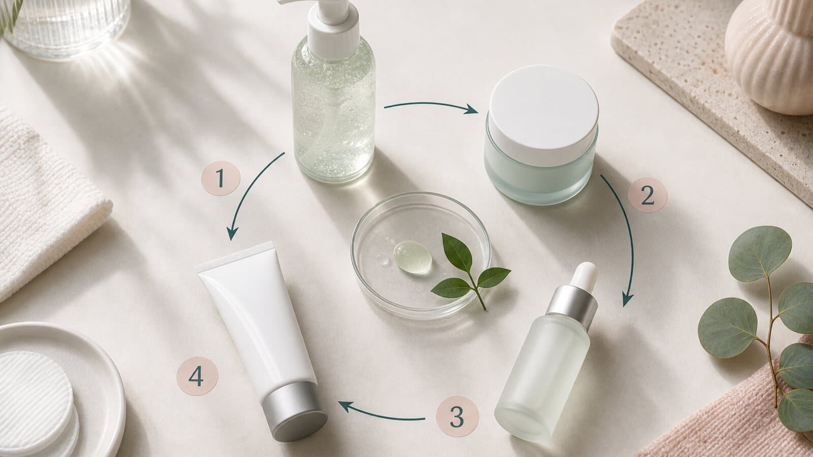 Routine da dầu mụn 4 bước