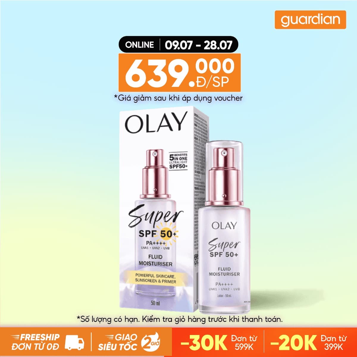 Super SPF50+ Fluid Moisturiser PA++++